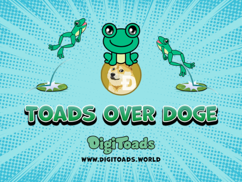 DigiToads (TOADS) Takes on Dogecoin (DOGE) with a Stellar $6,5M Presale Achievement