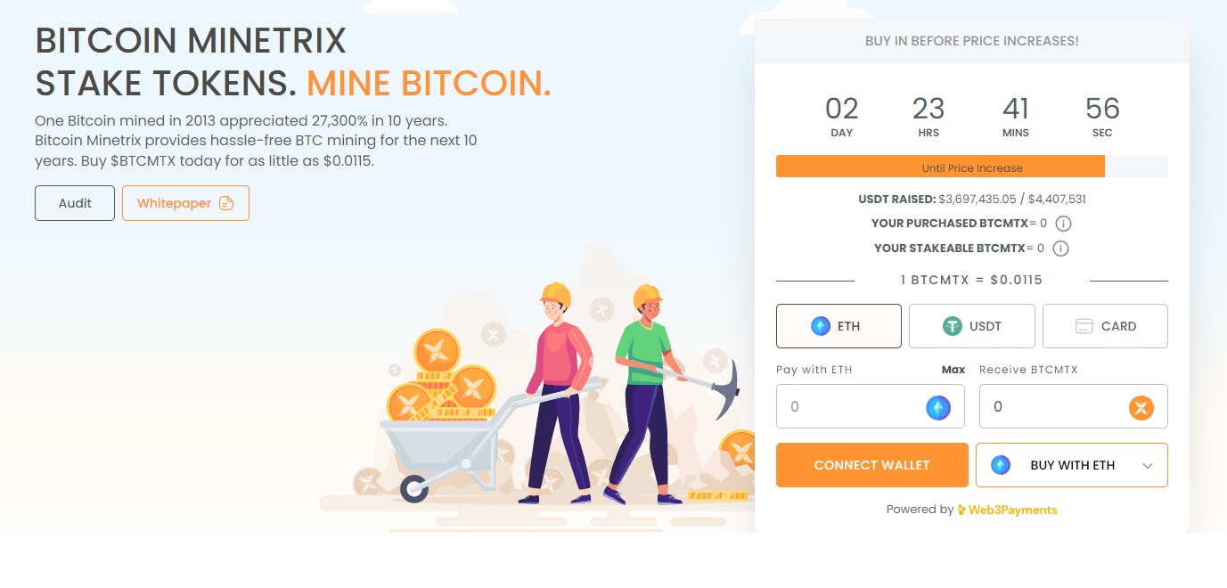 3 Days Until The Next Presale Stage For Ridiculously Successful Bitcoin Minetrix (BTCMTX)