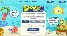 Meme Sensation $SPONGE Is Back In the Spotlight as V2 Stake-to-Bridge Utility Set to Deliver Another Wild 100x Ride in 2024