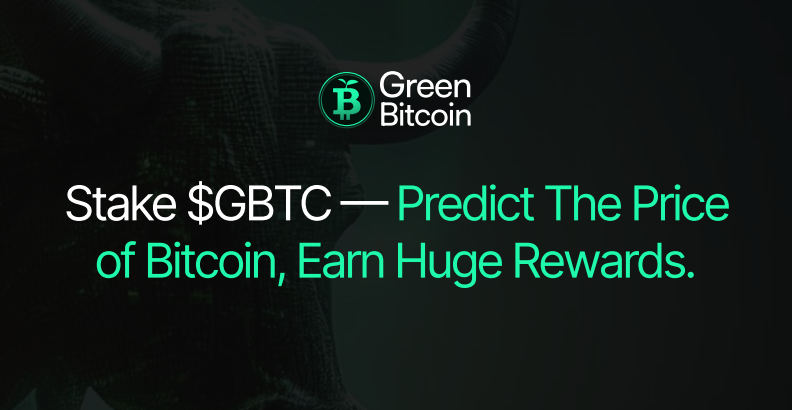 Green Bitcoin’s Predict-To-Earn Feature and Gamified Green Staking Attracts Thousands To GBTC Presale