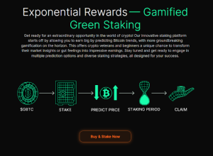 Green Bitcoin (GBTC) and Its Predict-To-Earn Feature Shows Why Gamified Green Staking Is The Future of Crypto | Headlines | News | CoinMarketCap