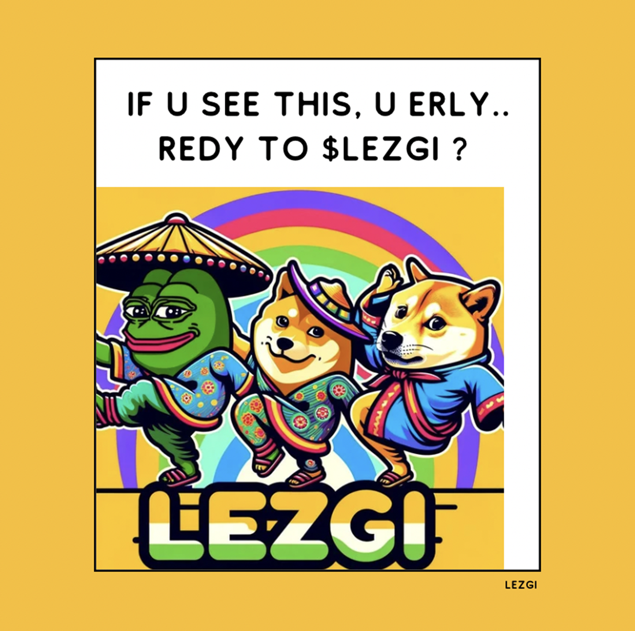 #Pepe is on a run, can #LEZGI Be the Next Memecoin to 100X? The Dance Culture Memecoin Taking Over Social Media and Crypto!