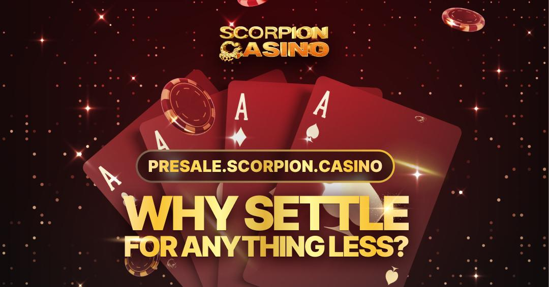 Scorpion Casino Presale Ending Soon! Why Scapesmania & Retik Finance Investors are Now Buying $SCORP 