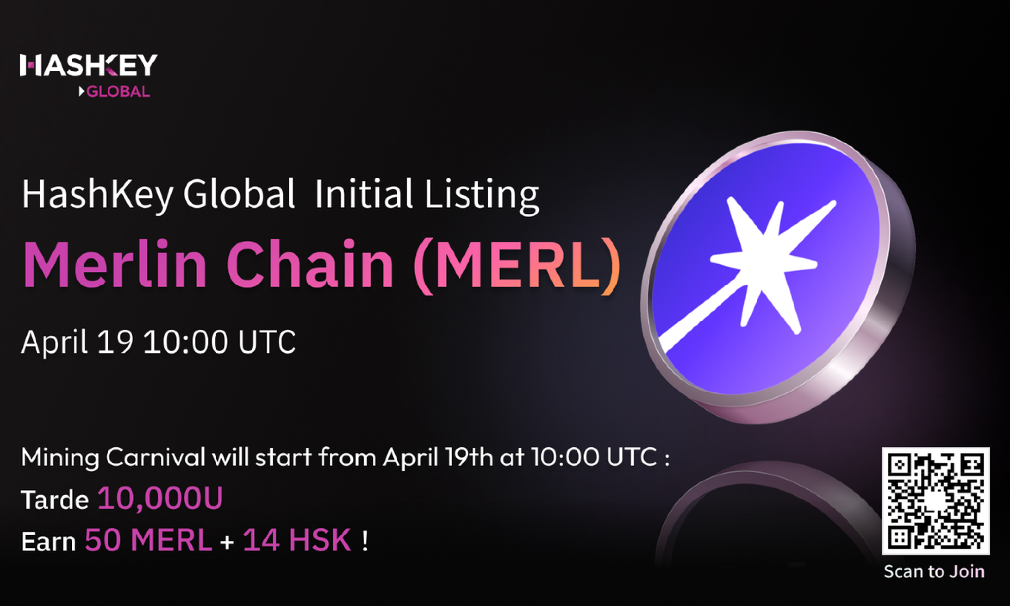 Merlhl HashKey Global Announces Listing of MERL Token with 200,000 MERL Prize ...
