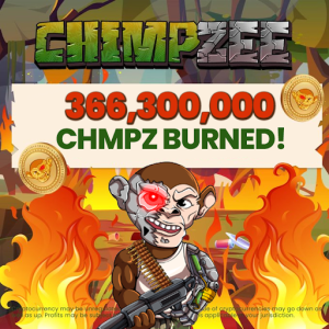 Chimpzee NFT Passport Sale Burns 360 Million CHMPZ Tokens As Community Rushes to Enhance Passive Income