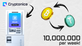 10,000,000 Transactions per Week: Cryptonica Reaches a New Milestone