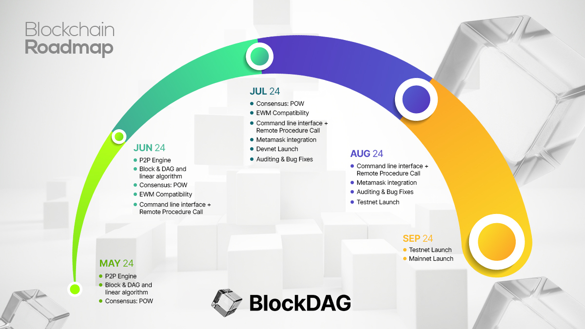 BNB Chain Network & NEAR Navigate Market Volatility; BlockDAG Advances Rapidly on its Roadmap Amid 1600% Price Surge