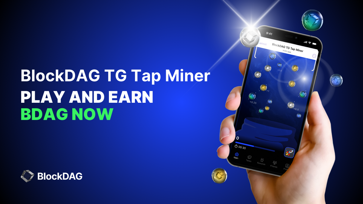 A Tap to Fortune: BlockDAG’s TG Tap Miner Reward System Challenges Dogs Mini App & Battle Bulls for Dominance