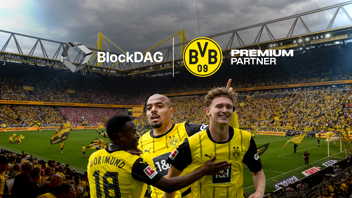 $10M BlockDAG Deal with Soccer Giant Borussia Dortmund Fires Up $20 Predictions as Stacks Dips & AAVE Shoots Up