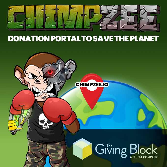 Chimpzee Partners with The Giving Block to Launch Donation Portal: CHMPZ Eyes A Surge