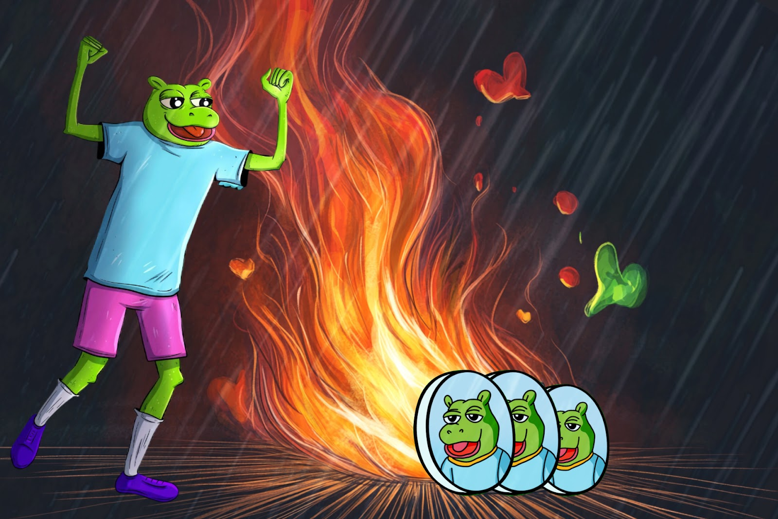 How FloppyPepe’s Deflationary Model Boosts Value For Long-Term Holders By Token Burn Mechanism