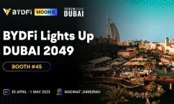 BYDFi Becomes Official Sponsor of TOKEN2049 Dubai, MoonX On-Chain Trading Tool Makes Its Debut in the Middle East