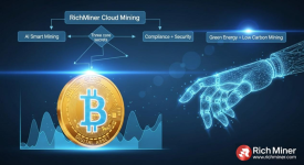 Bitcoin (BTC) holders might earn profits through RichMiner cloud mining