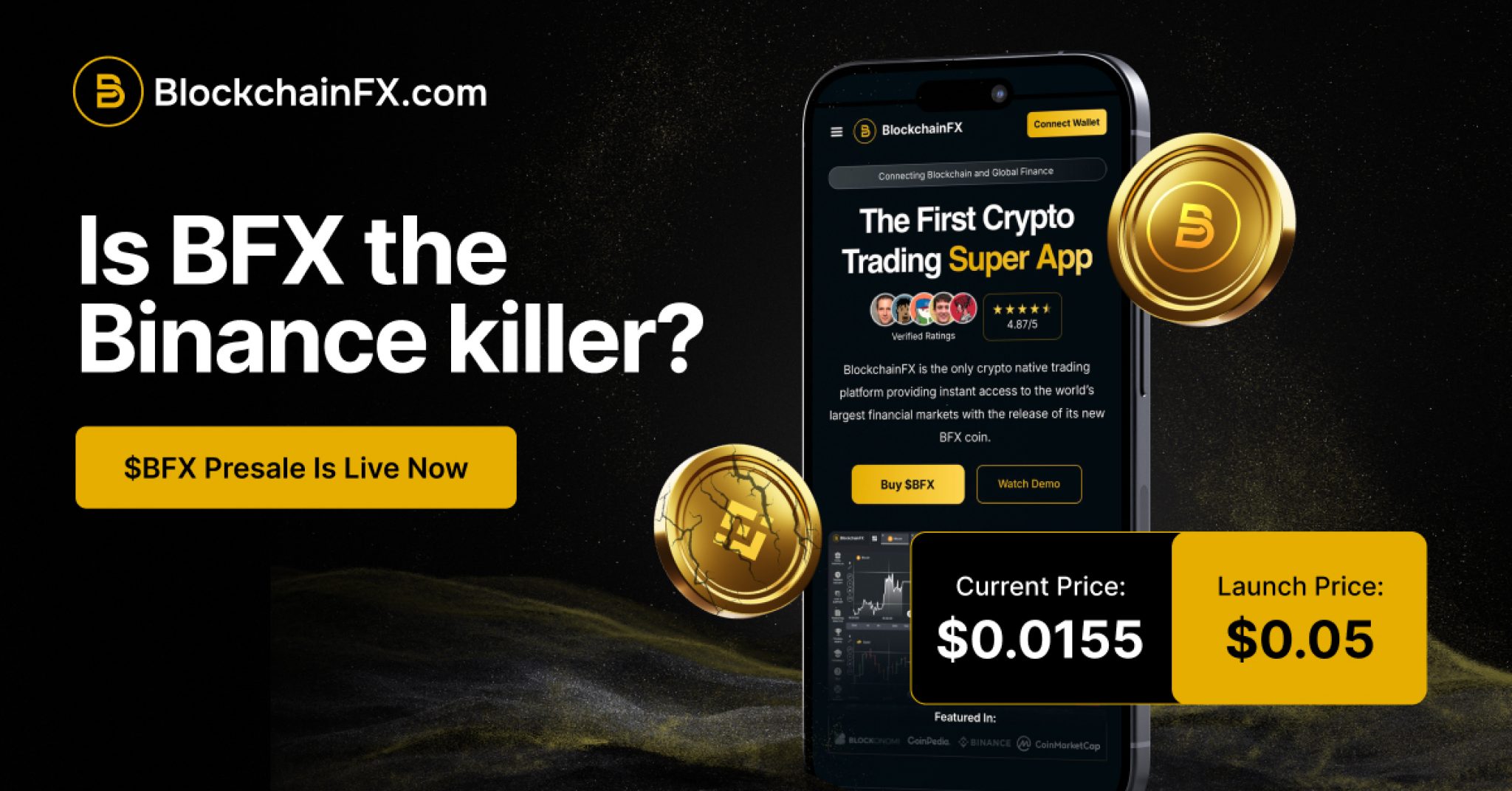 Best Crypto To Buy This Week For 100x Gains! BlockchainFX Presale Hits ...