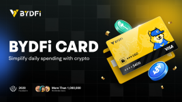 BYDFi Card Officially Launches: One Card to Seamlessly Bridge Web3 Assets and Real-World Spending