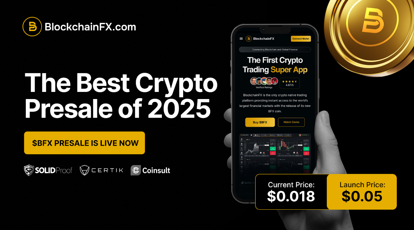 As It Surges Past $4.6m In Presale Here’s Why BlockchainFX Is One of the Best Cryptos to Buy Today Ahead of Chainlink and Polygon