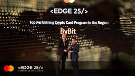 Bybit Card Honored as “the Best Performing Crypto Card” by Mastercard at EDGE 2025