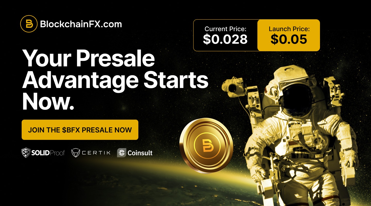 3 Best Crypto Presale to Join Now: BlockchainFX Roars Past $9.7M With Massive Demand