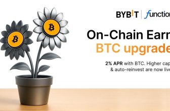 Bybit Enhances On-Chain Earn with Function Bitcoin, Lifting BTC APR to 2%
