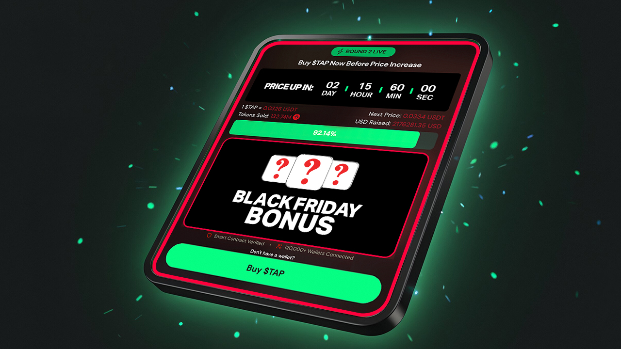 Remittix Loses Steam While Digitap ($TAP) Nears 90% Sold Out as Massive Black Friday Sale Goes Live 