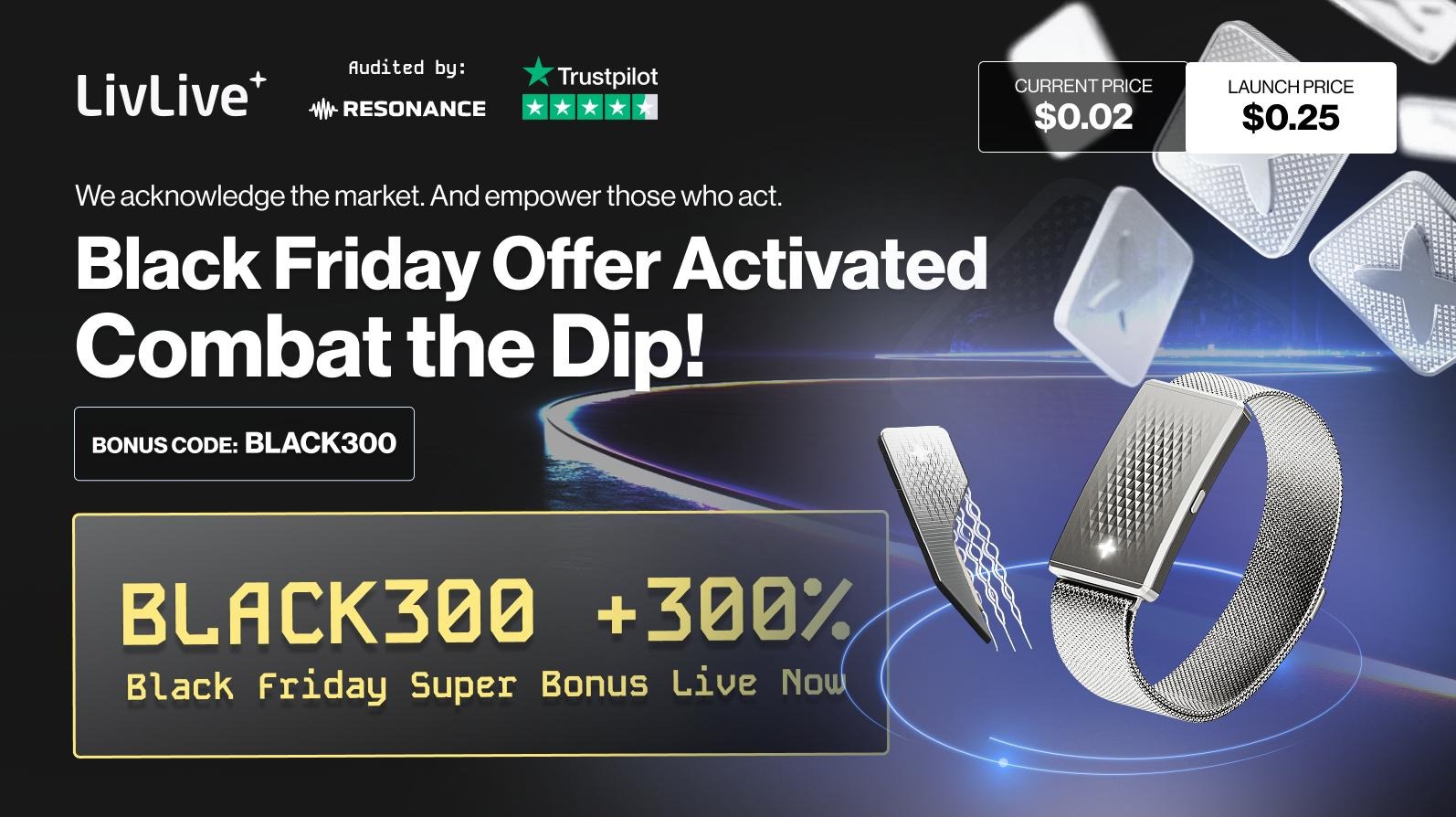 As Algorand and Arbitrum Slow, LivLive’s 300% Black Friday Bonus Positions It as the Top Crypto Presale to Join Now