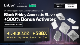 300% Bonus on LivLive ($LIVE) This Black Friday – But How Do Little Pepe and Maxi Doge Compare for 1000x Potential?