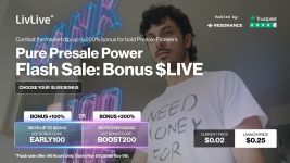 Whales Exit Cardano and Hyperliquid to Join LivLive With 200% Limited Time Flash Sale: The Best Crypto to Buy Today