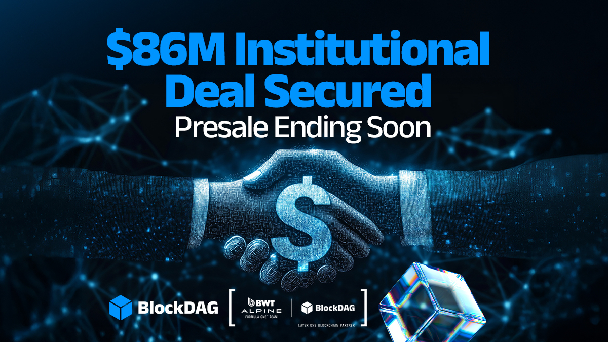 BlockDAG’s $86M Institutional Deal Reshapes the Market as Sui & Cronos Prepare for Major Breakouts