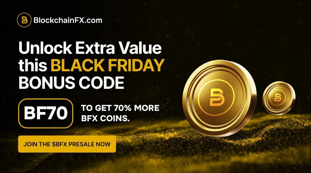 5 Top Cryptos To Buy During The Dip — BlockchainFX Leads With 70% Extra Tokens This Black Friday