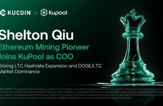 KuPool Strengthens Leadership with Ethereum Mining Pioneer Shelton Qiu, Driving LTC Hashrate Expansion and DOGE/LTC Market Dominance