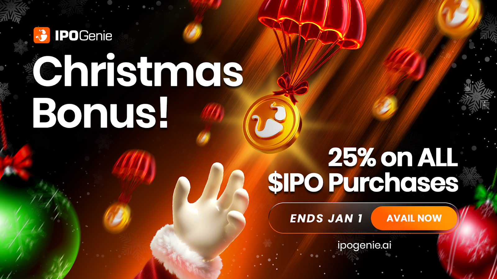 Christmas Week Presale Offer: IPO Genie ($IPO) Adds Extra Value for Investors