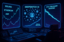 XRP Price Prediction December 2025: Ethereum Treasury Unwinds as DeepSnitch AI Surges 70%