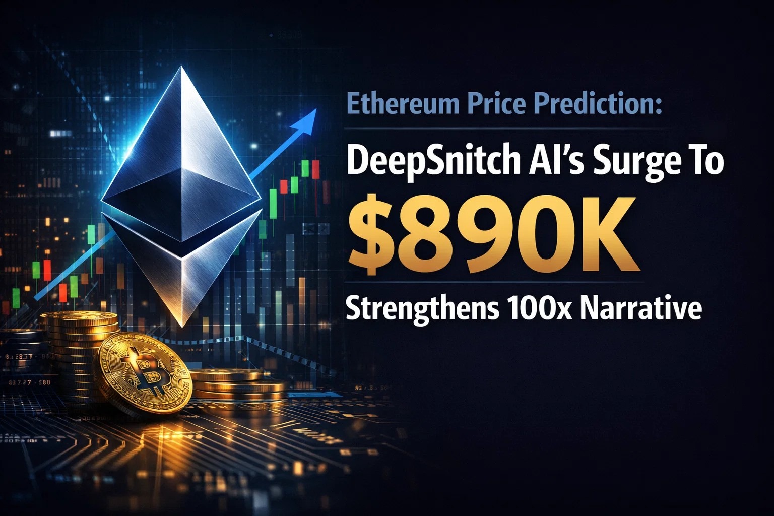 Ethereum Price Prediction: Rob Hadick Believes Both Ethereum and Solana Can Thrive in the Tokenization Space, DeepSnitch AI’s Surge To $890K Strengthens 100x Narrative
