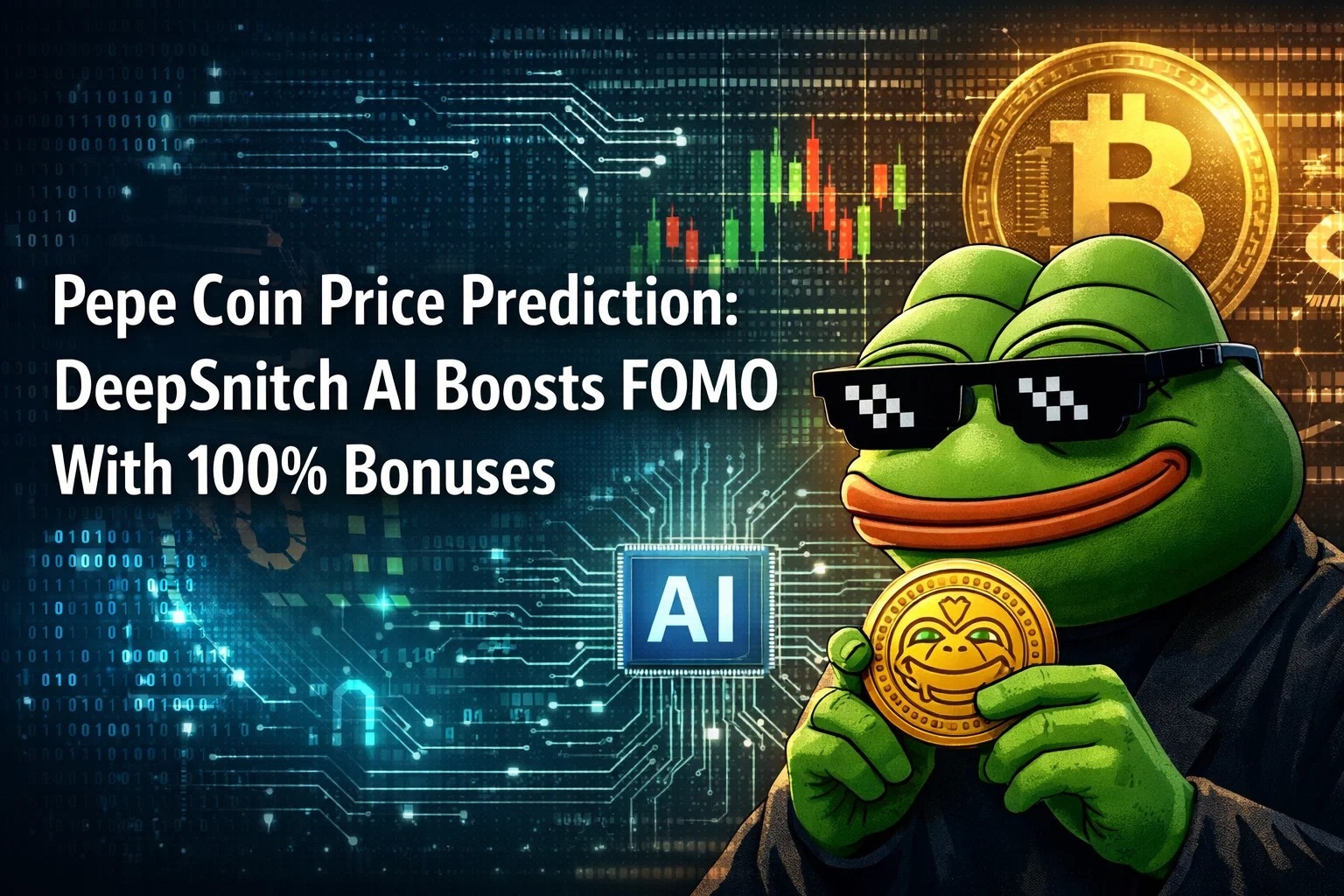 Pepe Coin Price Prediction: Bitmain Rolls Out ASIC Discounts, DeepSnitch AI Boosts FOMO With 100% Bonuses
