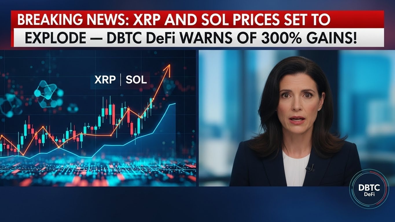 Breaking News: XRP and SOL Prices Set to Explode — DBTC DeFi Warns of 300% Gains!