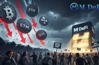 Market at rock bottom! BTC, ETH, XRP, and SOL all plummet, as investors frantically flock to M DeFi for passive income to "save themselves."