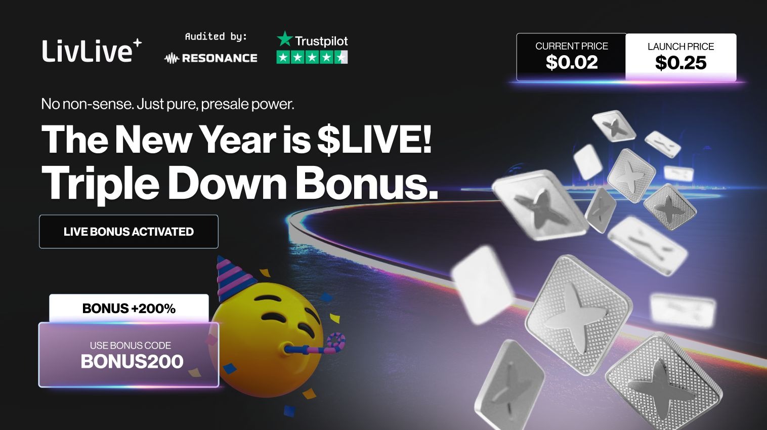 Missed HYPE's Surge This Week? LivLive’s Presale at $0.02 With 200% Extra Tokens Might Be Your 2026 Redemption Story
