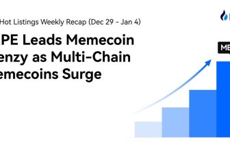 HTX Hot Listings Weekly Recap (Dec 29 – Jan 4): PEPE Leads Memecoin Frenzy as Multi-Chain Memecoins Surge