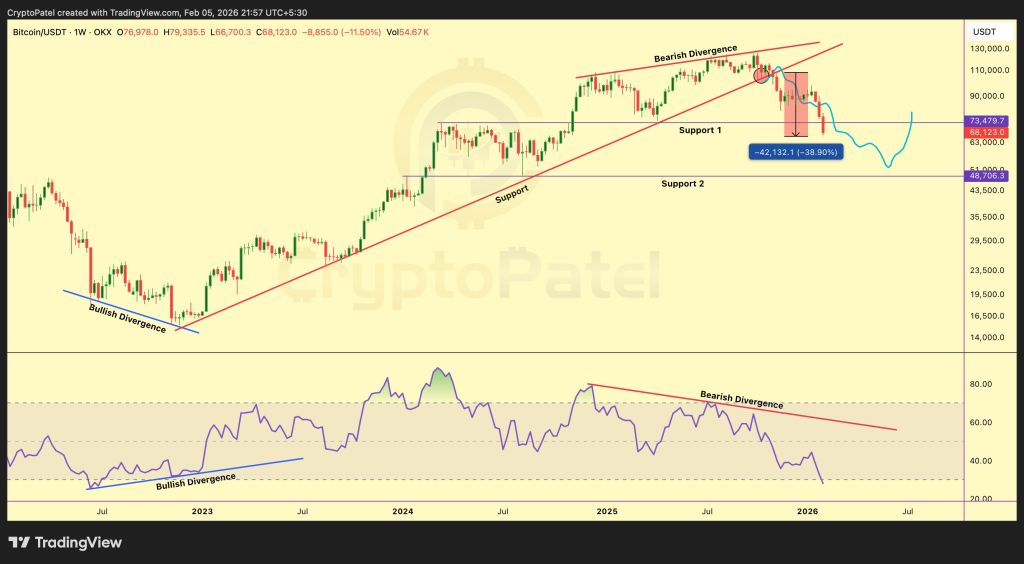 Why Is Bitcoin (BTC) Price in Free Fall and How Low Could It Go Next?