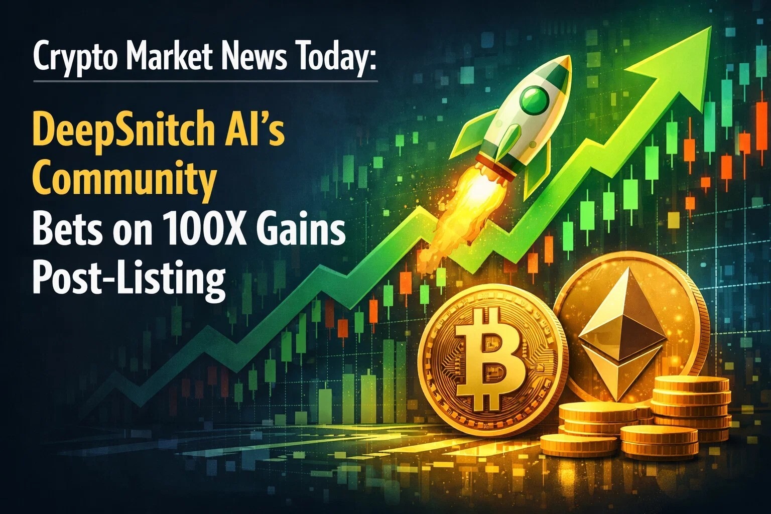Crypto Market News Today: DeepSnitch AI’s Community Bets on 100X Gains Post-Listing, BTC and XRP Stabilize