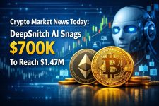 Crypto Market News Today: DeepSnitch AI Snags $700K To Reach $1.47M Over the Weekend, BTC and BNB Remain Volatile