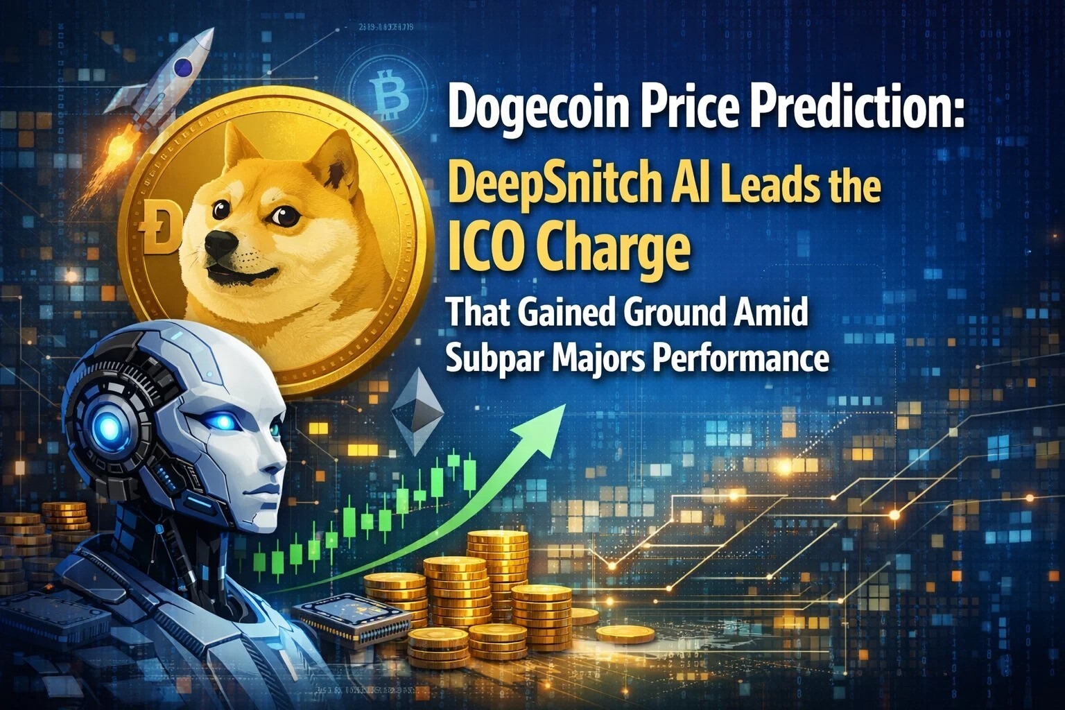 Dogecoin Price Prediction: DeepSnitch AI Leads the ICO Charge That Gained Ground Amid Subpar Majors Performance, DOGE and XRP Decline