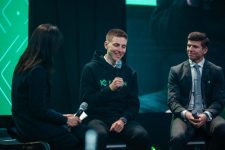 Tadej Pogačar Appears at KuCoin EU Launch Event in Vienna