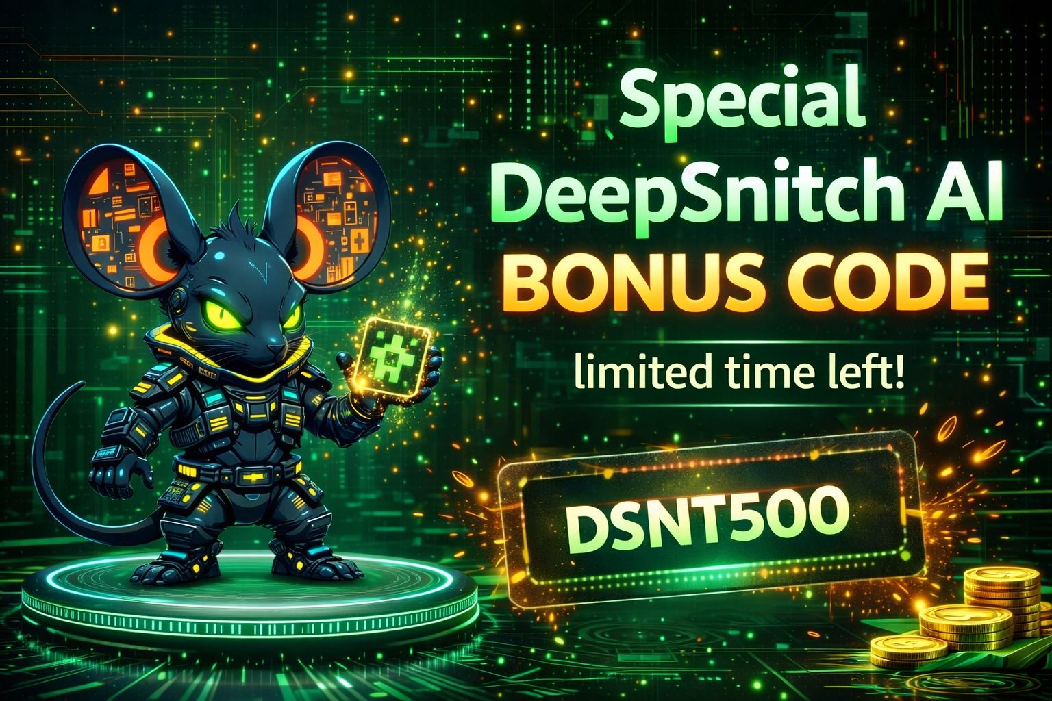 Special Deepsnitch AI Bonus Code: Limited Time Left! Maximize Presale Gains as $DSNT Eyes 100x Growth while Dogecoin Rebounds and XRP Faces Key Resistance