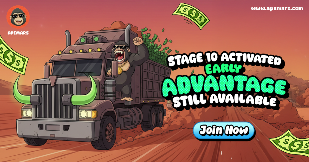 Best Crypto to Buy Today Watchlist: APEMARS Stage 10 Joins 4 Other Top Coins Investors Are Watching