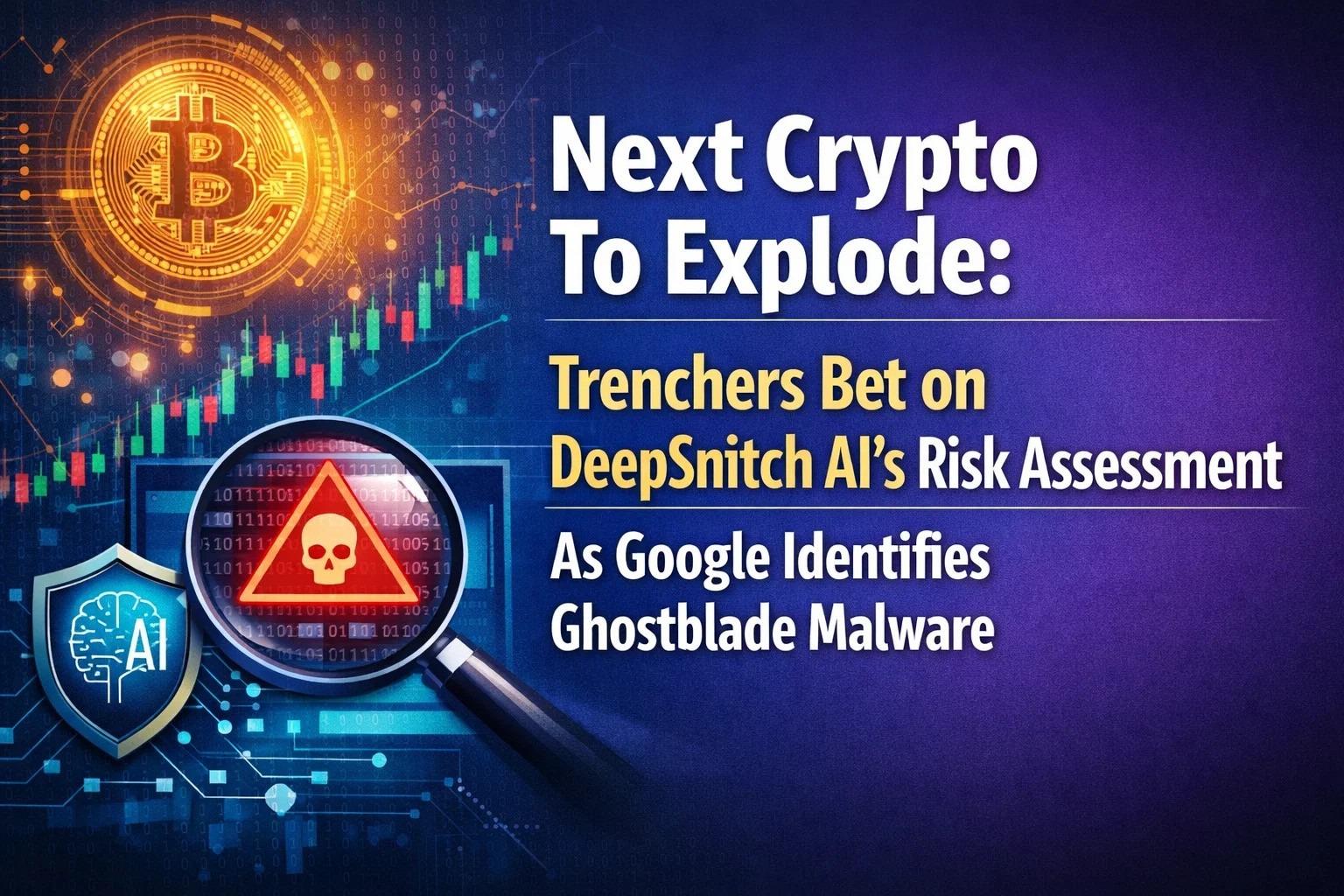 Next Crypto To Explode: Trenchers Bet on DeepSnitch AI’s Risk Assessment As Google Identifies Ghostblade Malware, SOL and DOGE Nearing Reversal