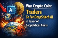 War Crypto Coin: Traders Ape DeepSnitch AI in Favor of Geopolitical Coins, WAR and PEACE Tokens Decline