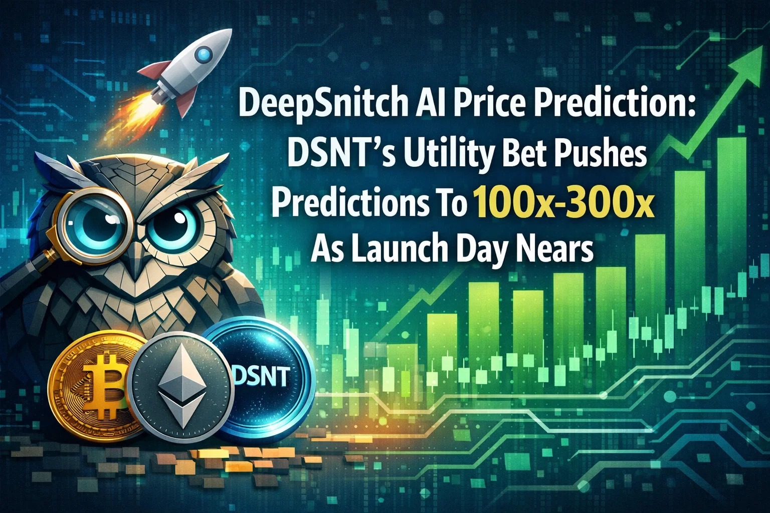DeepSnitch AI Price Prediction: DSNT’s Utility Bet Pushes Predictions To 100x-300x As Launch Is in 48 Hours, MAXI and SUBBD Top Their Niches