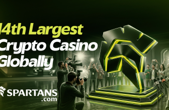 Top Crypto Casino Ranked 14th Globally With $40 Million GGR Is Not Yeet or Sol Casino, It is Spartans Betting Platform 