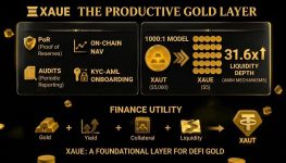 Aurise Foundation Launches XAUE, Unlocking Yield for RWA Gold